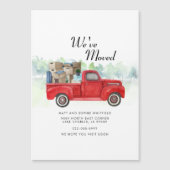 Wir haben die Ankündigung "Adresswechsel" verschob (Vorderseite)