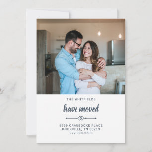 Wir haben die Ankündigung "Adresswechsel" verschob