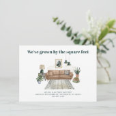 Wir haben die Ankündigung "Adresswechsel" verschob (Stehend Vorderseite)