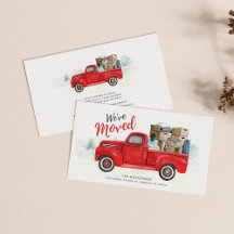 Wir haben die Ankündigung "Adresswechsel" verschob