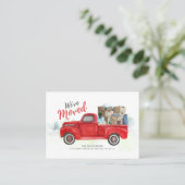 Wir haben die Ankündigung "Adresswechsel" verschob (Stehend Vorderseite)