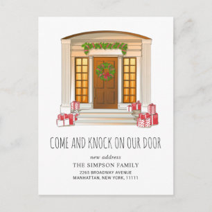 Wir haben die Ankündigung "Bewegung" verschoben Postkarte