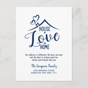 Wir haben die Ankündigung "Bewegung" verschoben Postkarte