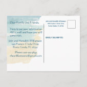 Wir haben die Ankündigung "Budget Beach Moving" ve Postkarte (Rückseite)