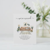 Wir haben die Ankündigung "Chic Boho-Bewegung" ver Postkarte (Stehend Vorderseite)