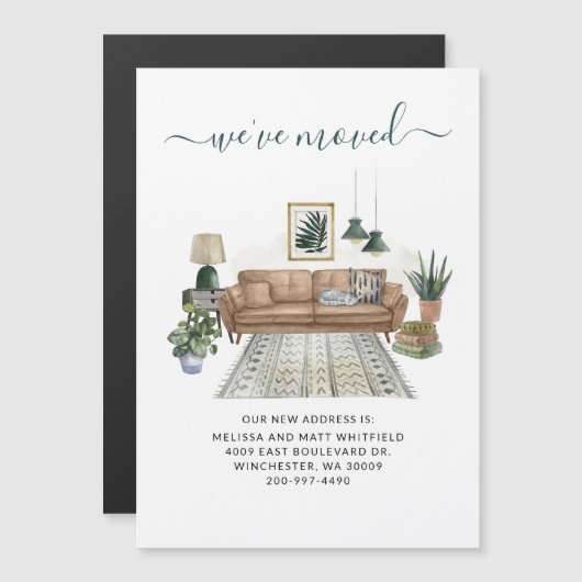 Wir haben die Ankündigung "Chic New Address Moving (Vorne/Hinten)