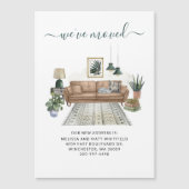 Wir haben die Ankündigung "Chic New Address Moving (Vorderseite)