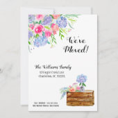 Wir haben die Ankündigung der Aquarellblume versch (Vorderseite)