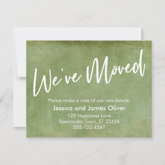 Wir haben die Ankündigung der grünen Grunge für Ty (Vorderseite)