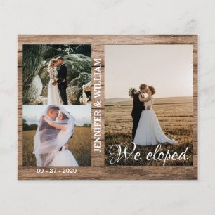 Wir haben die Ankündigung der Hochzeit von Foto Co