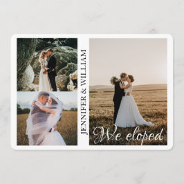 Wir haben die Ankündigung der Hochzeit von Fotosam