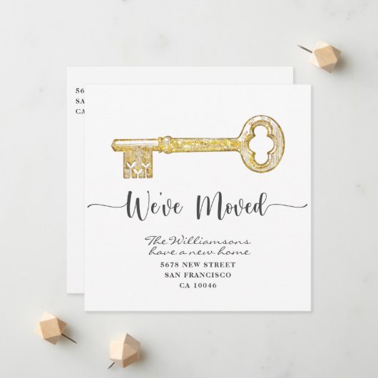 Wir haben die Ankündigung der Kraft-Schlüsselbeweg (Vorderseite/Rückseite Beispiel)