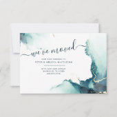 Wir haben die Ankündigung der Neuen Adressenversch (Vorderseite)