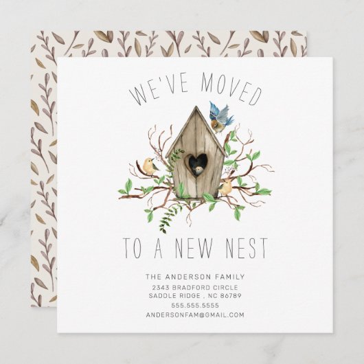 Wir haben die Ankündigung der Neuen Nestbewegung v (Vorne/Hinten)