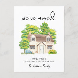 Wir haben die Ankündigung der neuen Zuhause versch Postkarte