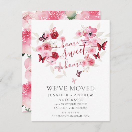 Wir haben die Ankündigung der Rosa-Flora-Bewegung (Vorne/Hinten)