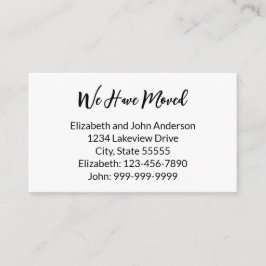 Wir haben die Ankündigung der Schwarz-Weiß-Bewegun Begleitkarte