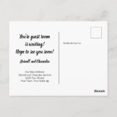 Wir haben die Ankündigung des Fotos verschoben Postkarte (Rückseite)