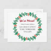 Wir haben die Ankündigung des Weihnachtsbrudes ver Postkarte (Vorne/Hinten)