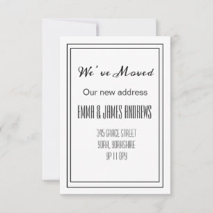 Wir haben die Ankündigung einer neuen Adresse über