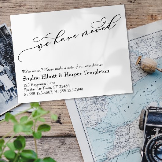 Wir haben die Ankündigung einer neuen Adresse vers