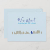 Wir haben die Ankündigung einer neuen Zuhause vers Postkarte (Vorne/Hinten)