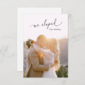 Wir haben die Ankündigung eines schönen Script Wed (Vorne/Hinten)