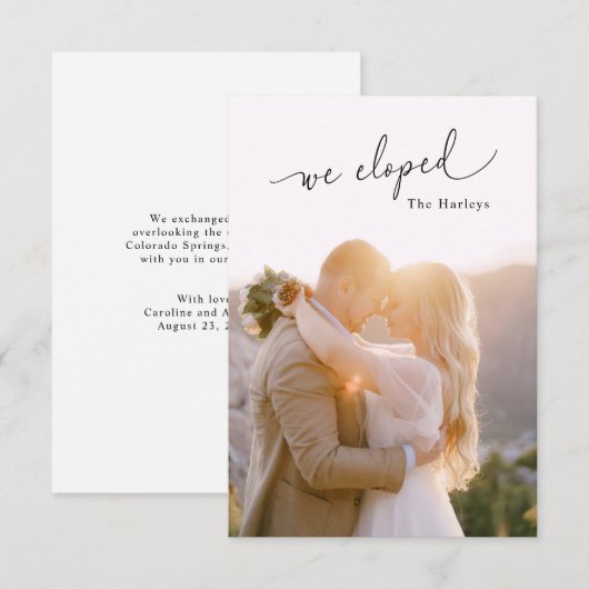 Wir haben die Ankündigung eines schönen Script Wed (Vorne/Hinten)