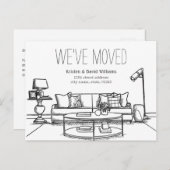 Wir haben die Ankündigung "Handgezeichnete Bewegun Postkarte (Vorne/Hinten)