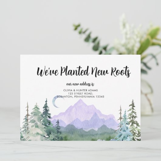 Wir haben die Ankündigung "New Roots Moving" gepla (Stehend Vorderseite)