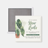Wir haben die Ankündigung "Planted New Roots Movin Magnet (Vorderseite/Rückseite)