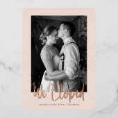 Wir haben die Ankündigung Real Foil Headline (Vorderseite)