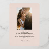 Wir haben die Ankündigung Real Foil Headline (Rückseite)