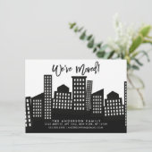 Wir haben die Ankündigung über den Stadtverkehr ve (Stehend Vorderseite)