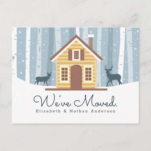 Wir haben die Ankündigung über den Umzug der rusti (Vorderseite)