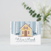 Wir haben die Ankündigung über den Umzug der rusti (Stehend Vorderseite)