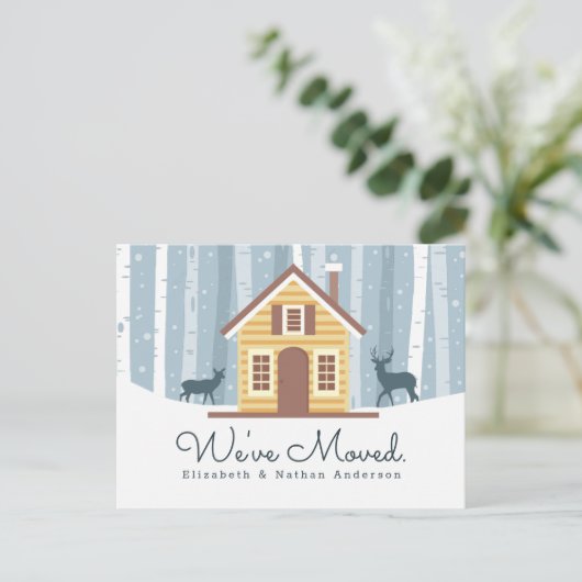 Wir haben die Ankündigung über den Umzug der rusti (Stehend Vorderseite)