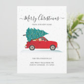 Wir haben die Ankündigung über den Umzug der Weihn (Stehend Vorderseite)