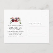 Wir haben die Ankündigung über den Umzug einer neu (Rückseite)