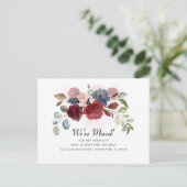 Wir haben die Ankündigung über den Umzug einer neu (Stehend Vorderseite)