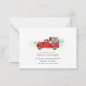 Wir haben die Ankündigung über den Umzug von Red T (Rückseite)