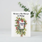 Wir haben die Ankündigung über den Zuhause Holiday (Stehend Vorderseite)