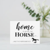 Wir haben die Ankündigung über die Anrufung des Pf Postkarte (Stehend Vorderseite)