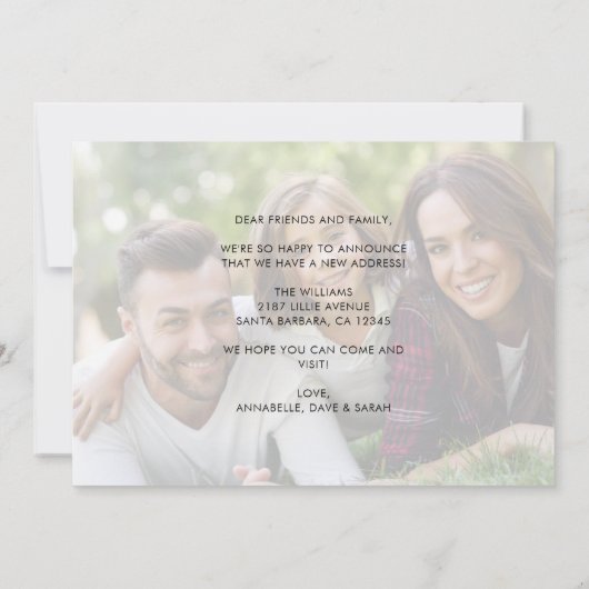 Wir haben die Ankündigung über die Bewegung des mo (Rückseite)