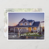 Wir haben die Ankündigung über die Bewegung des mo Postkarte (Vorne/Hinten)