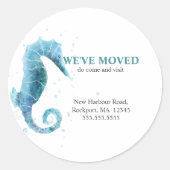 Wir haben die Ankündigung über die Bewegung des Ni Runder Aufkleber (Vorderseite)