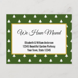 Wir haben die Ankündigung über die Bewegung des We Postkarte