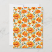 Wir haben die Ankündigung über die Rustikal-Floral (Rückseite)