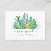 Wir haben die Ankündigung über die Wasserfarbenbew (Vorderseite)