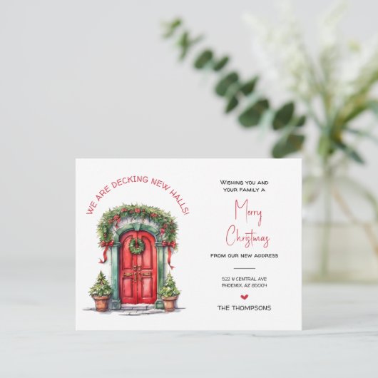 Wir haben die Ankündigung über die Weihnachtsbeweg (Stehend Vorderseite)